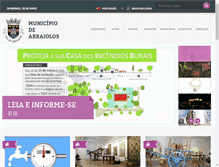Tablet Screenshot of cm-arraiolos.pt
